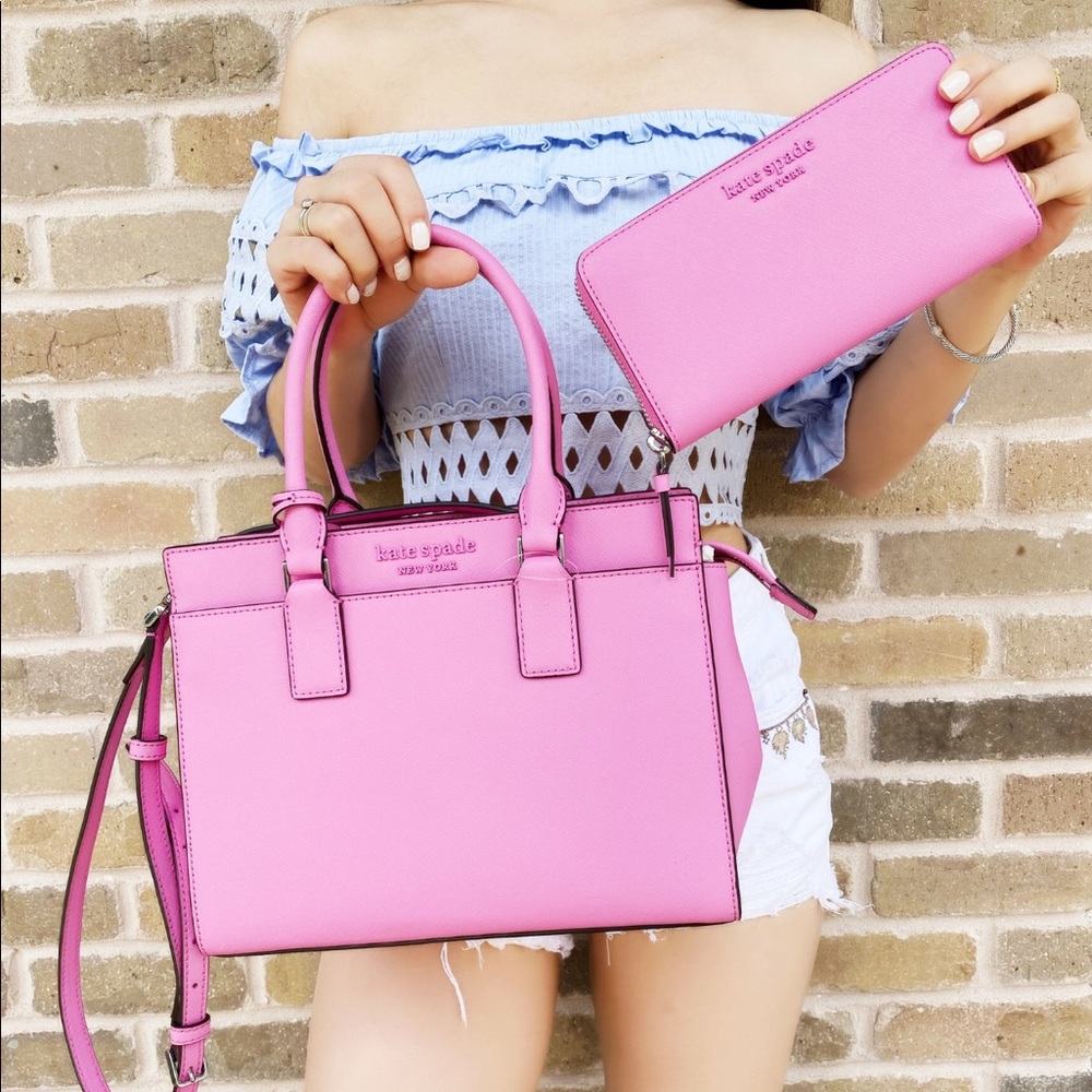 BUNDLE💞👜NWT Kate Spade Satchel & Wallet - Picture 1 of 9